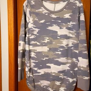 Camo maternity sweater